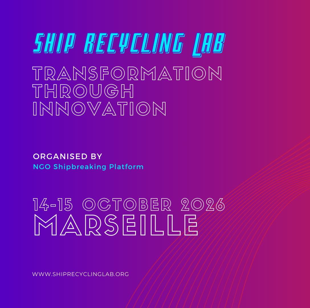 Save The Date – Ship Recycling Lab 2026: Transformation Through Innovation